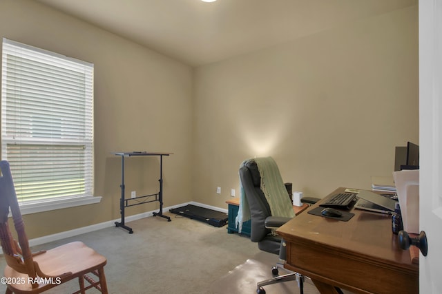 205 Broland Dr, Duson, LA 70529 - office area featuring carpet and baseboards