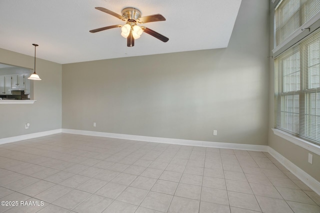 210 Long Plantation Blvd Unit U, Lafayette, LA 70508 - unfurnished room featuring ceiling fan and light tile patterned floors