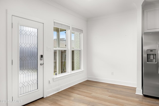 9036 Stonecroft Ave, Baton Rouge, LA 70810 - entrance foyer featuring light wood-type flooring and baseboards