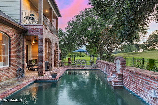 103 Masterspoint Dr, Broussard, LA 70518 - view of swimming pool with a patio