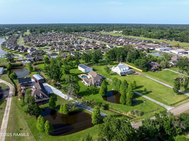40400 Abby James Rd, Prairieville, LA 70769 - aerial view of property's location with nearby suburban area and a large body of water