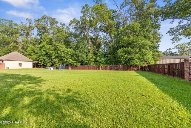 124 Edmund Ln, Eunice, LA 70535 - view of yard