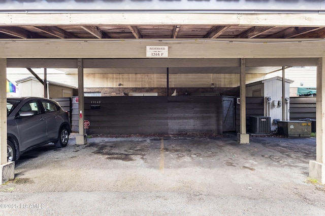 1314 Dulles Dr Unit F, Lafayette, LA 70506 - garage with central AC
