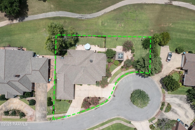 102 Capilano Ln, Broussard, LA 70518 - aerial overview of property's location featuring property parcel outlined