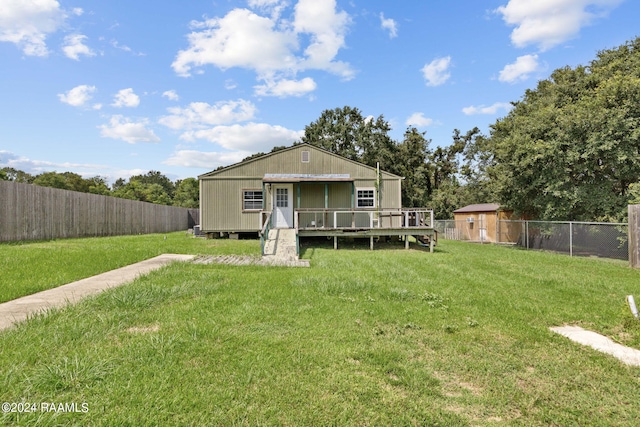 311 Grossie Dr, Lafayette, LA 70501 - back of house featuring a deck