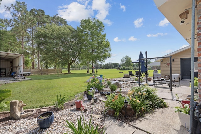 1714 Christopher Fox Ln, New Iberia, LA 70563 - view of yard with a patio