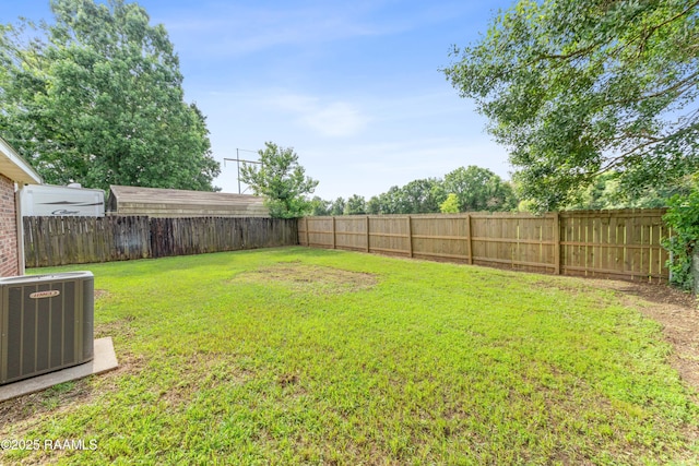 315 Kelso Dr, Carencro, LA 70520 - view of yard featuring central AC unit