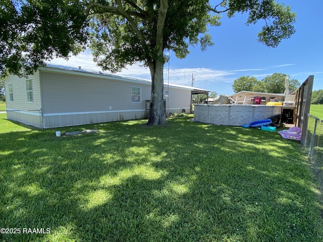 119 Opus Ln, Lafayette, LA 70506 - view of yard featuring a pool