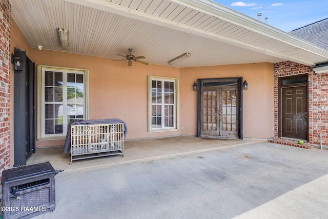 605 Terrell Ct, New Iberia, LA 70563 - view of patio / terrace with ceiling fan