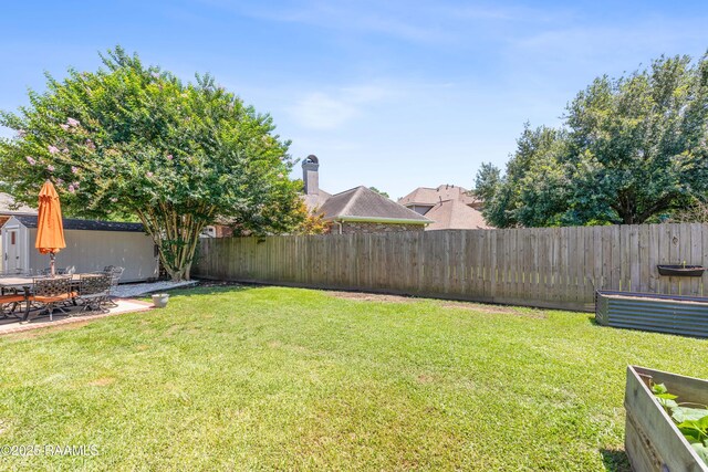 202 Kincaid Ct, Lafayette, LA 70508 - view of yard featuring a patio area