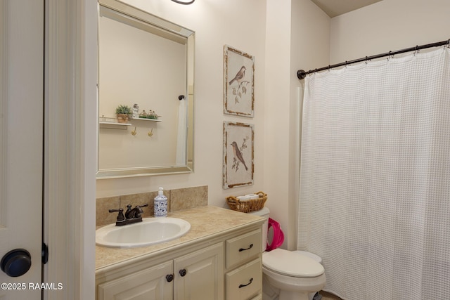 209 E Vincent St, Maurice, LA 70555 - full bath with toilet, vanity, and curtained shower