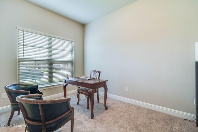 111 Rose Of Sharon Ln, Lafayette, LA 70508 - office area featuring light carpet and baseboards