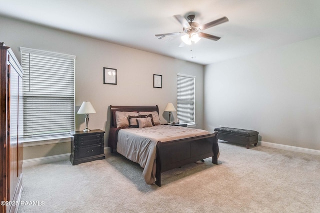 111 Rose Of Sharon Ln, Lafayette, LA 70508 - carpeted bedroom with baseboards and ceiling fan