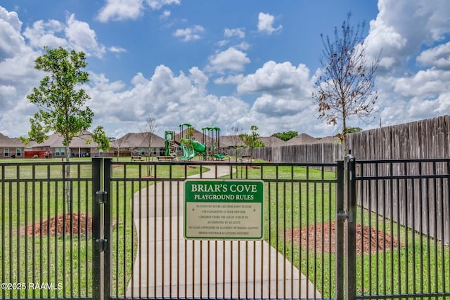 111 Rose Of Sharon Ln, Lafayette, LA 70508 - view of gate