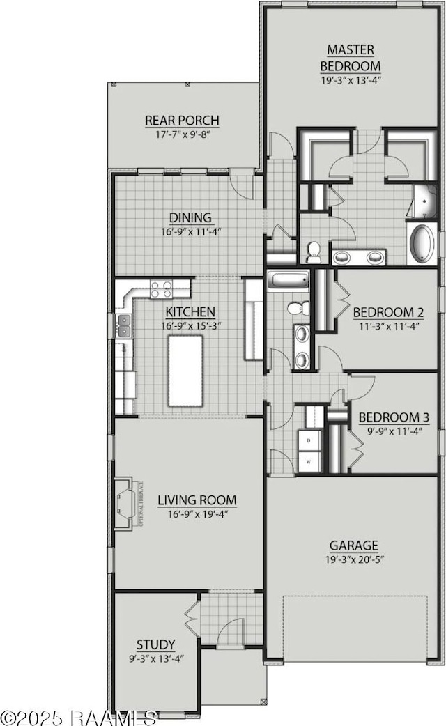111 Rose Of Sharon Ln, Lafayette, LA 70508 - property floor plan