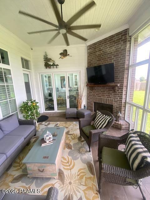 207 Bronze Palm Way, Youngsville, LA 70592 - view of sunroom / solarium