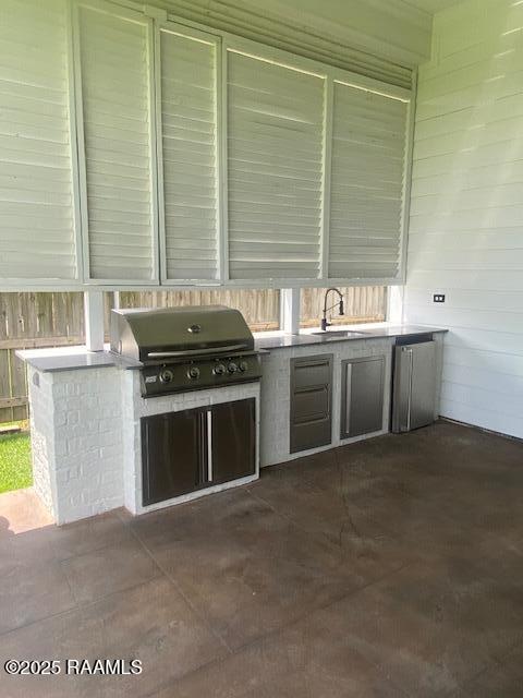 207 Bronze Palm Way, Youngsville, LA 70592 - view of patio with a sink