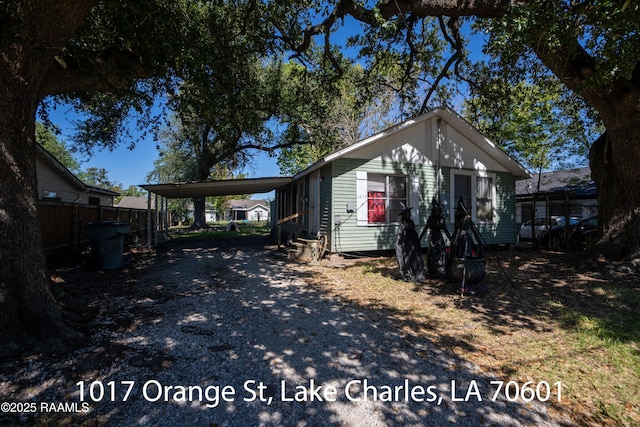 718 14th St, Lake Charles, LA 70601 - view of front of property with driveway and entry steps