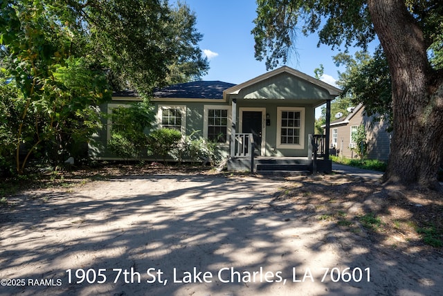 718 14th St, Lake Charles, LA 70601 - view of front of property with covered porch