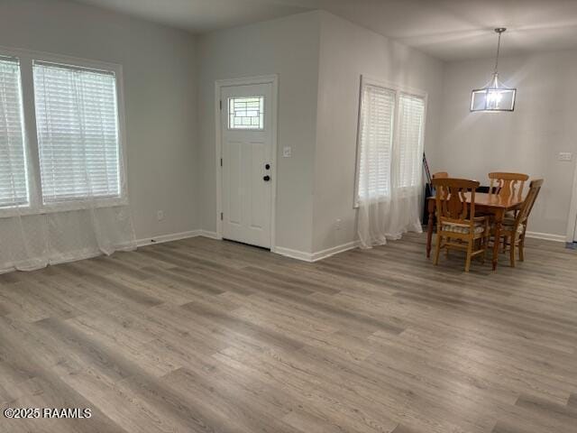 214 Dufilho Rd, Opelousas, LA 70570 - foyer entrance featuring baseboards and wood finished floors