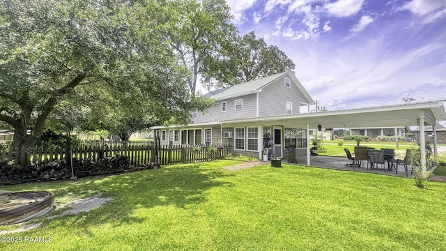 151 Hickory St, Port Barre, LA 70577 - back of house featuring a patio