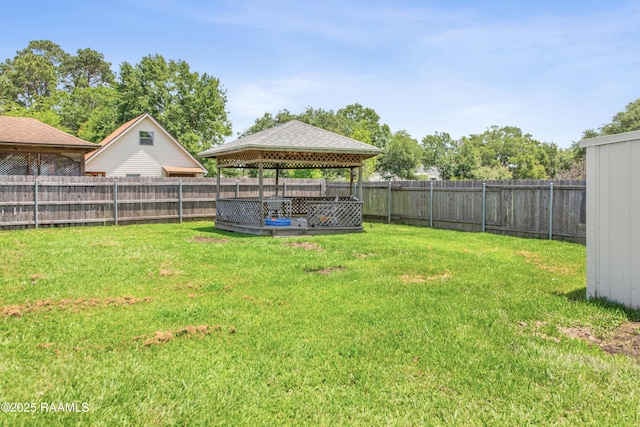 315 Creswell Ave, Scott, LA 70583 - view of yard featuring a gazebo