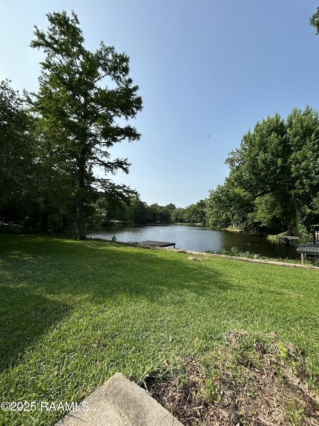 421 Lippi Blvd, Lafayette, LA 70508 - view of grassy yard featuring a water view