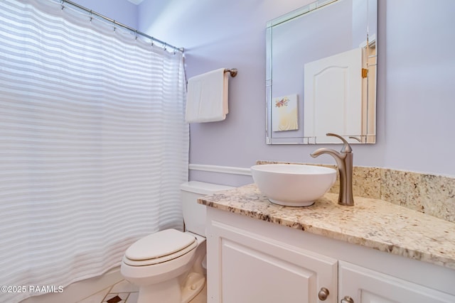 101 Hanover Sq, Lafayette, LA 70508 - bathroom featuring vanity, a shower with curtain, and tile patterned flooring