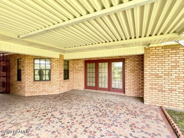 1944 Mills St, Scott, LA 70583 - view of patio featuring french doors