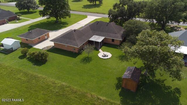 1944 Mills St, Scott, LA 70583 - view from above of property