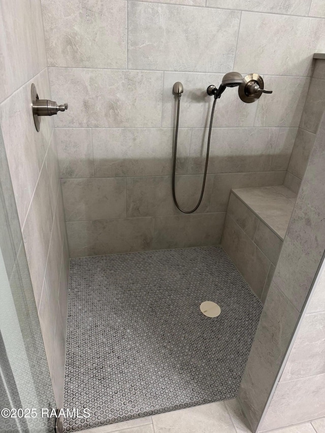 311 Villager Ave Unit C, Scott, LA 70583 - bathroom featuring tiled shower