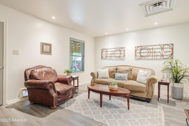 531 Silver St, New Iberia, LA 70560 - living area with light wood-type flooring and recessed lighting