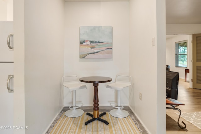 531 Silver St, New Iberia, LA 70560 - dining room with baseboards and wood finished floors