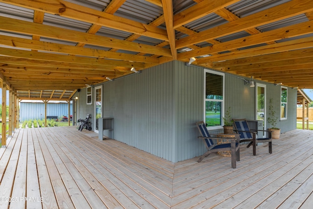 531 Silver St, New Iberia, LA 70560 - view of wooden terrace