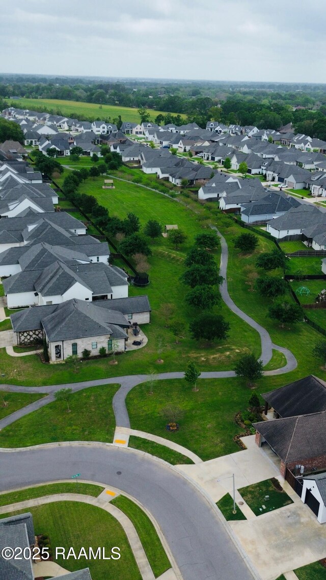222 Timber Mill St, Lafayette, LA 70508 - aerial perspective of suburban area