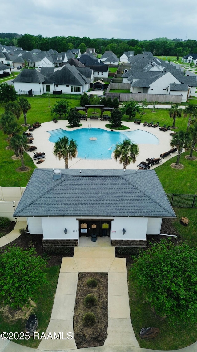 222 Timber Mill St, Lafayette, LA 70508 - swimming pool with a residential view