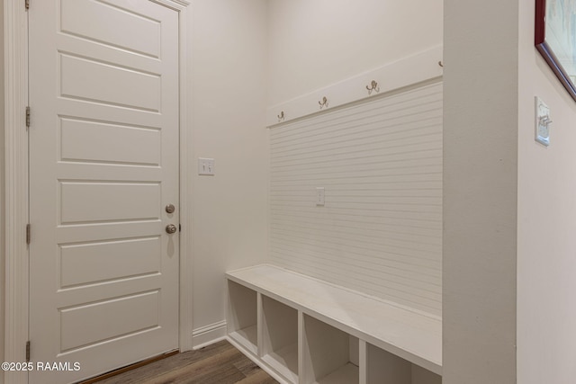 308 Manor House Ln, Lafayette, LA 70507 - mudroom with dark wood-style flooring