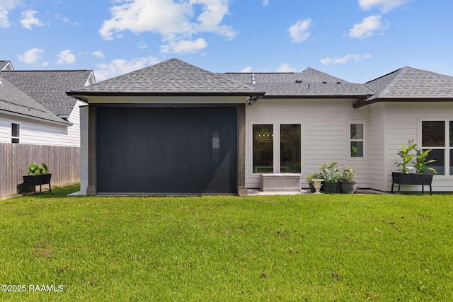 308 Manor House Ln, Lafayette, LA 70507 - rear view of property featuring roof with shingles