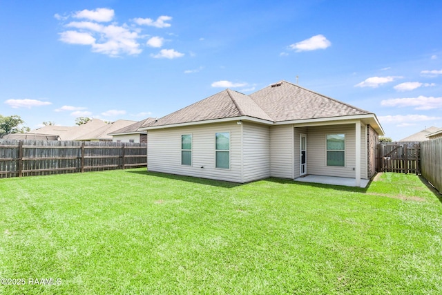 118 Barnet Ct, Lafayette, LA 70507 - rear view of house with a patio area and roof with shingles