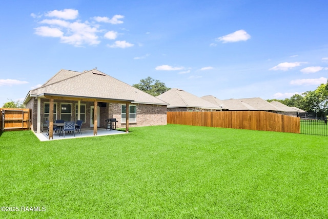 311 Victoria Lights Ln, Broussard, LA 70518 - rear view of house featuring a patio and roof with shingles