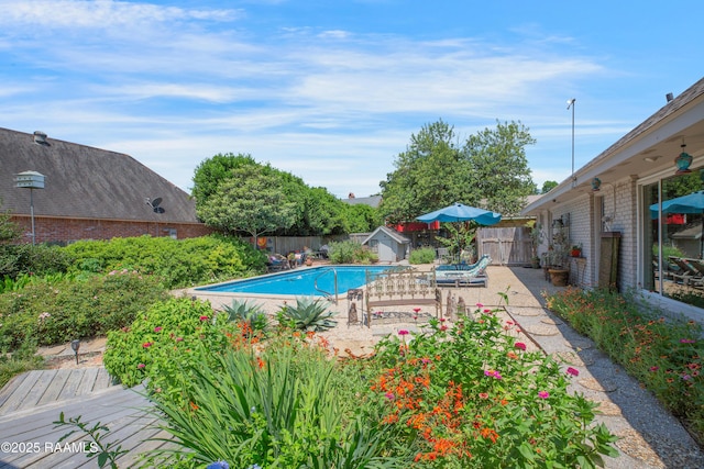 113 Templeton Dr, Lafayette, LA 70508 - view of swimming pool with a fenced backyard and a patio area