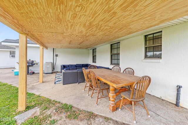 8001 Alpha Rd, Abbeville, LA 70510 - view of patio / terrace featuring an outdoor hangout area