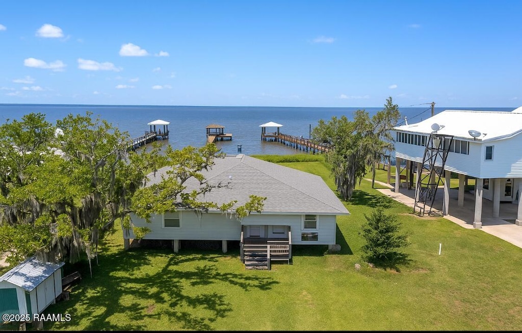 112 Sunset Blvd, Cypremort Point, LA 70538 - view of subject property with a nearby body of water