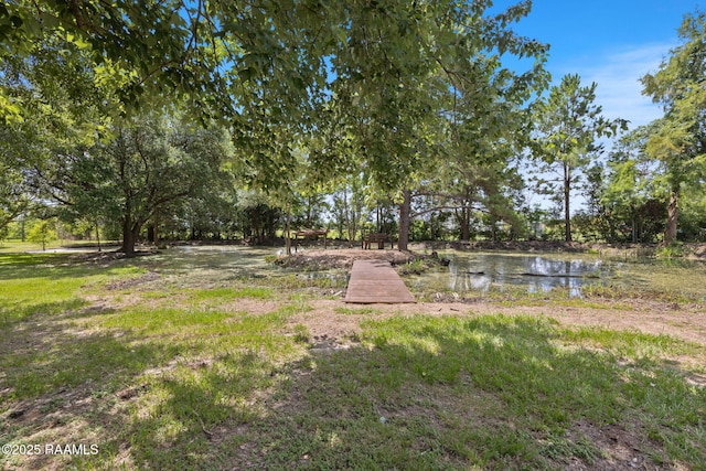 178 Bertrand Rd, Opelousas, LA 70570 - view of yard with a water view
