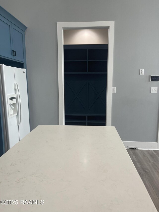 5087 Natali Rd, Lake Charles, LA 70607 - dining area with dark wood finished floors and baseboards