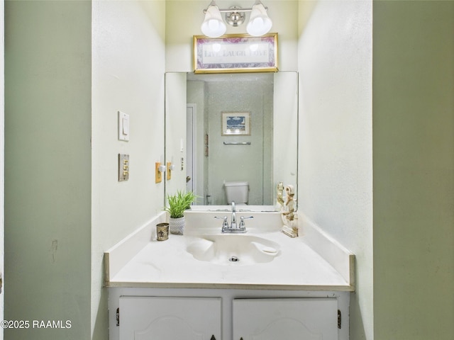 106 Cheticamp Dr, Lafayette, LA 70508 - bathroom with vanity and toilet