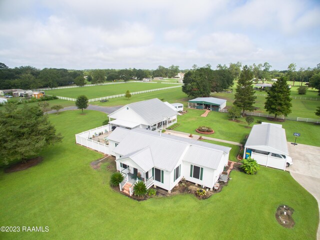 2944 Main Hwy, Breaux Bridge, LA 70517 - aerial view of property and surrounding area featuring a tree filled landscape