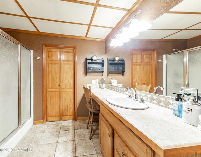 2944 Main Hwy, Breaux Bridge, LA 70517 - full bath with vanity, a stall shower, and baseboards