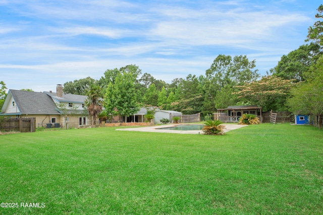 5811 Basile Eunice Hwy, Eunice, LA 70535 - view of yard with a patio area