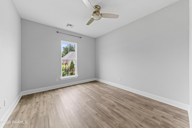 147 Gable Crest Dr, Lafayette, LA 70507 - unfurnished room with wood finished floors and ceiling fan